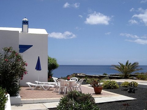 Terraza con vistas al mar